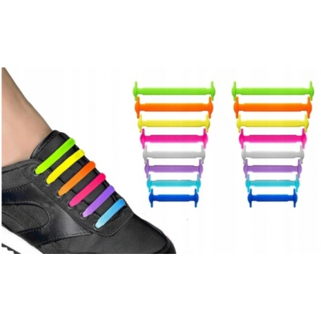 SZNUROWADŁA BEZ WIĄZANIA SZNURÓWKI SILIKONOWE