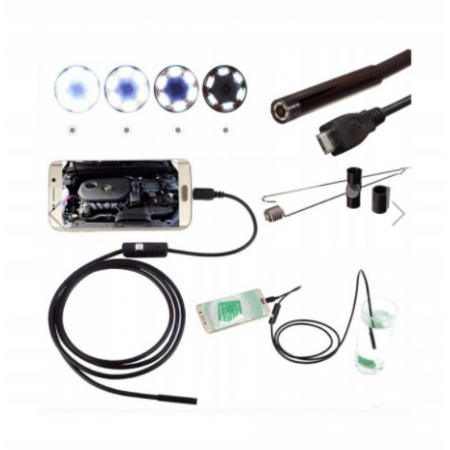 ENDOSKOP KAMERA INSPEKCYJNA HD USB Android 10m 3w1