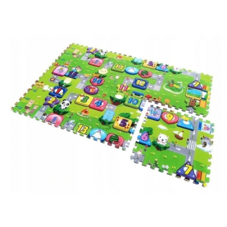 MATA EDUKACYJNA PUZZLE PIANKA 4 ELEMENTY 120X120