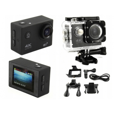 REJESTRATOR KAMERA ULTRA HD 4K WODOODPORNA SPORT