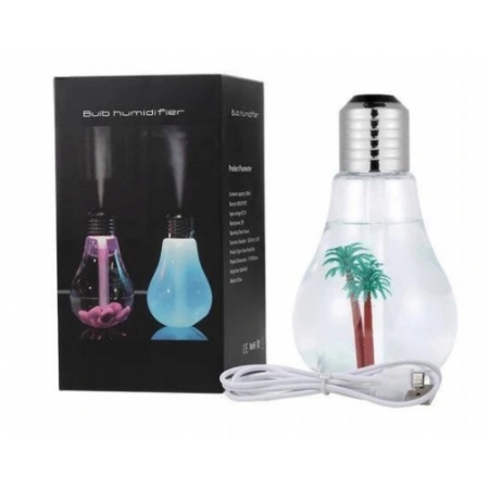 NAWILŻACZ POWIETRZA DYFUZOR ŻARÓWKA LAMPKA LED