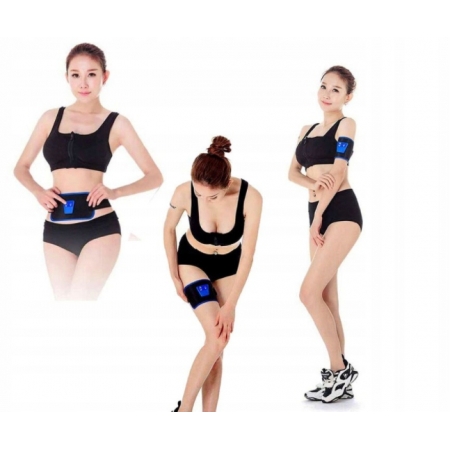 ELEKTROSTYMULATOR MIĘŚNI MASAŻER PAS UDO BRZUCH