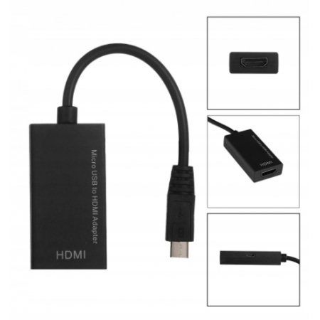 ADAPTER HDMI microUSB HDTV TELEFON TELEWIZOR