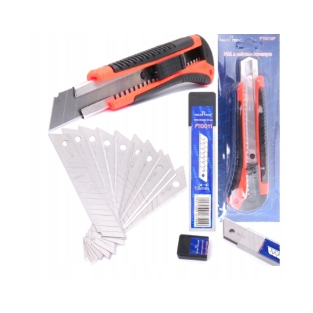 NÓŻ TAPECIAK DO TAPET ŁAMANE OTRZE NOŻYKI GRATIS