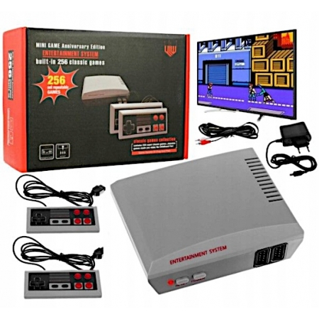 KONSOLA PEGASUS RETRO TV GRA TELEWIZYJNA 256 GIER