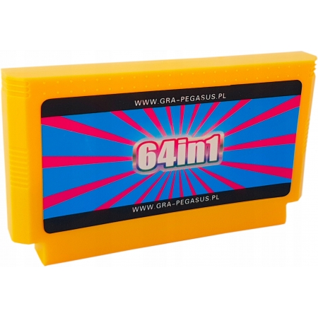 64in1 KASETA DYSKIETKA PEGASUS PEGAZUS KARTRIDŻ