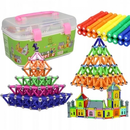 MEGA KLOCKI MAGNETYCZNE NEODYMOWE MAGNESY 180