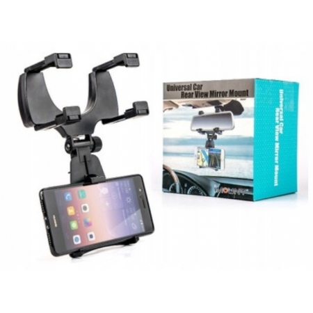 UCHWYT NA TELEFON NA LUSTERKO WSTECZNE NAWIGACJA