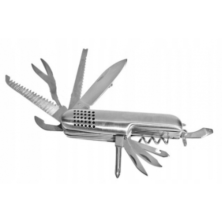 NÓŻ SKŁADANY SCYZORYK 11 FUNKCJI SURVIVAL CAMPING