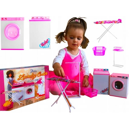 PRALNIA DLA LALEK ZABAWKOWA ZESTAW